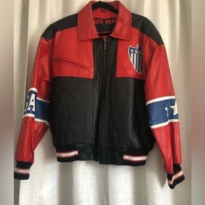 Vintage leather Michael Hoban jacket